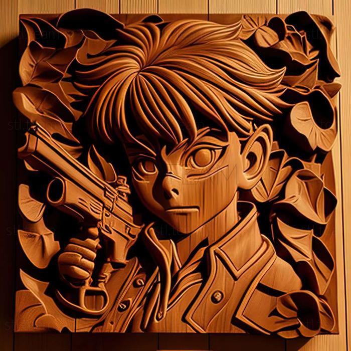 3D model Detective Conan The Scarlet Bullet anime (STL)
